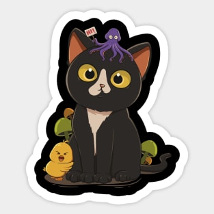 Cat Gang Sticker